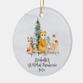 Vakanaal Dier 1 Kerstmis 2020 Keramisch Ornament (Links)