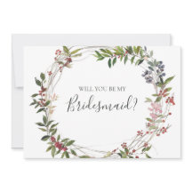 Vakanaal Fantasienaam White Bridesmaid-kaartje