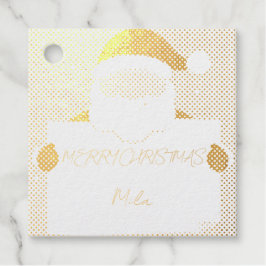 Vakanaal kerstman bedankjes labels