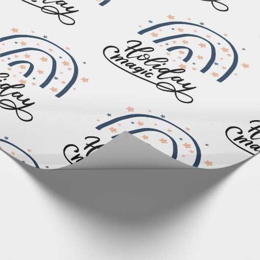 Vakanaal Magic Boho Rainbow Gift Wrapping Cadeaupapier (Hoek)