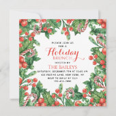 Vakanaal met kerstmis in de Waterverf Brunch Kaart (Voorkant)