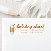 Vakanaal met warme boter Rum Xmas WinterDrinken Etiket (Insitu)