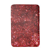 Vakanaal Rood en zwarte feestjes Kerstmis Badmat (Voorkant Verticaal)