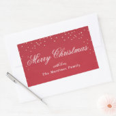 Vakanaal van de folie rechthoekige sticker (Envelop)