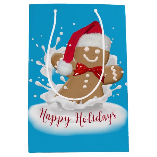 Vakanaal van het Gingerbrood in Melk Medium Cadeauzakje (Voorkant)