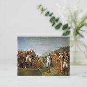 Vakanaal van Napoleon I en Alexander I Briefkaart (Staand voorkant)