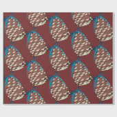 Vakanaal voor giedineconsen cadeaupapier (Vlak)