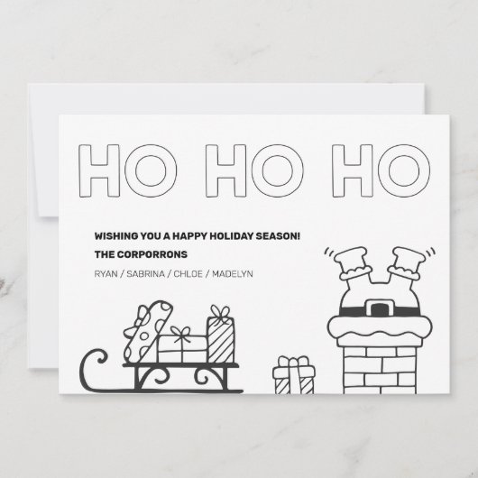 Vakanaal voor kerstmis 2-fotokaarten (Voorkant)
