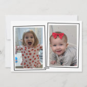 Vakanaal voor kerstmis 2-fotokaarten feestdagenkaart (Achterkant)