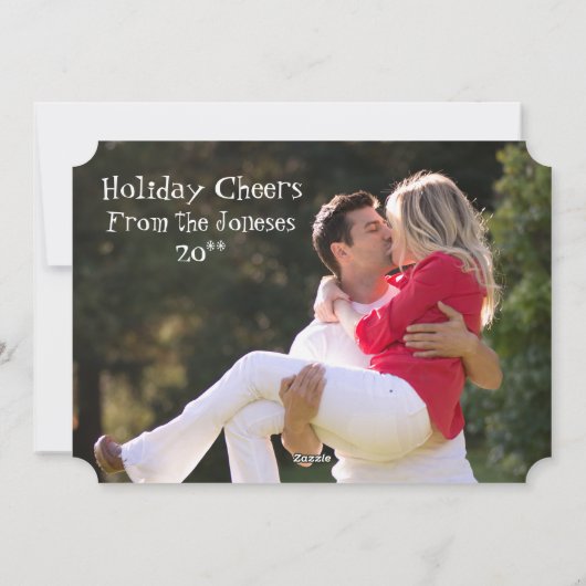 Vakanekaarten met kerstkaart (Achterkant)