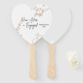 Vakaneringsventilatoren voor Verloving op boerderi Handwaaier (Voorkant en achterkant)