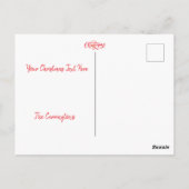 Vakanesfeestdag Foto Boxwood Wreate Briefkaart (Achterkant)