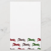 Vakaneshals met kerstmis briefpapier (Voorkant)