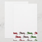 Vakaneshals met kerstmis briefpapier (Voorkant / Achterkant)