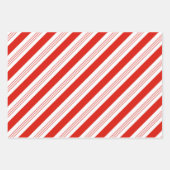 Vakaneskandsnoer rode feeststrepen inpakpapier vel (Voorkant 2)