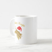 Vakaneskerstavond met een oranje Mok in Red (Voorkant links)