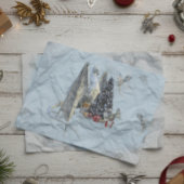 Vakaneskerstboom IJ Draak met baby's Tissuepapier