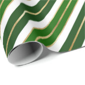 Vakanestische feestdagen, groen, wit en gouden ker cadeaupapier