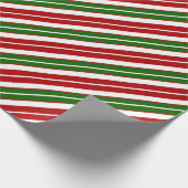 Vakanestische feestdagen, rode, witte en groene ke cadeaupapier (Hoek)