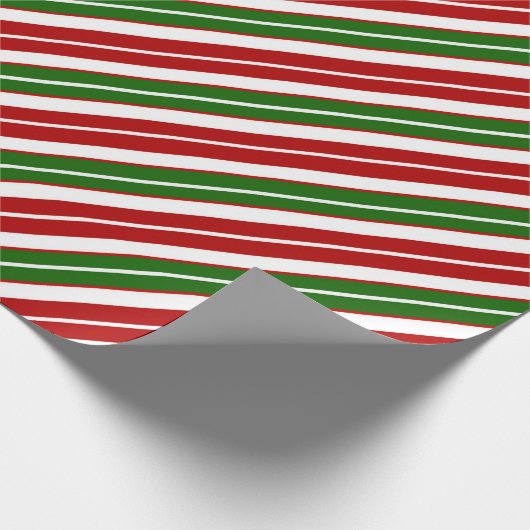 Vakanestische feestdagen, rode, witte en groene ke cadeaupapier (Hoek)