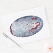 Vakangel met kardinale stickers van Renee (Envelop)