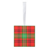 Vakangetijd Clan Morrison Tartan Kubus Ornament (Rechts)