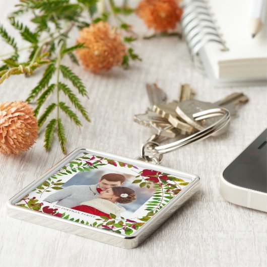 Vakanische foto en naam Sleutelhanger (Zijkant)