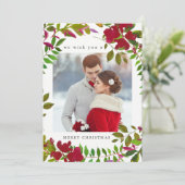 Vakanische kerstfeestdag voor feestdagen feestdagenkaart (Staand voorkant)