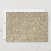 Vakankerfeest in de Magic Gold FOTO Feestdagenkaart (Achterkant)