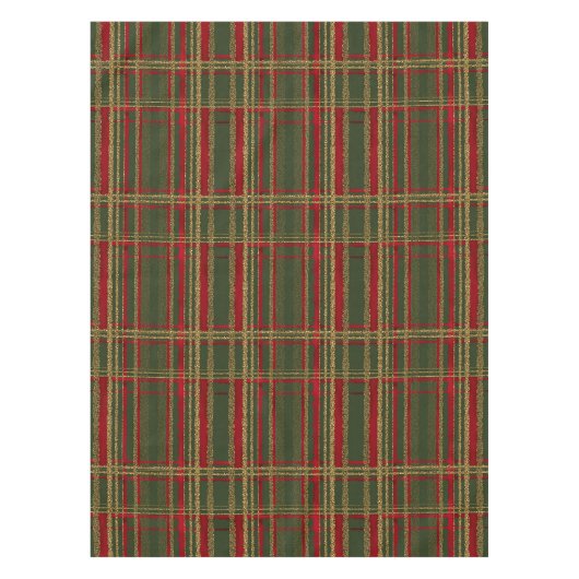 Vakankerfeest Rood, Groen en Goud Kerstfeest Tarta Tafelkleed (Voorkant)