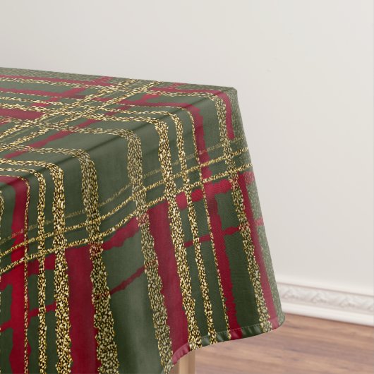 Vakankerfeest Rood, Groen en Goud Kerstfeest Tarta Tafelkleed (Voorbeeld)