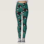 Vakankerfeestdag Orca Killer Whale Leggings (Voorkant)
