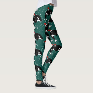 Vakankerfeestdag Orca Killer Whale Leggings