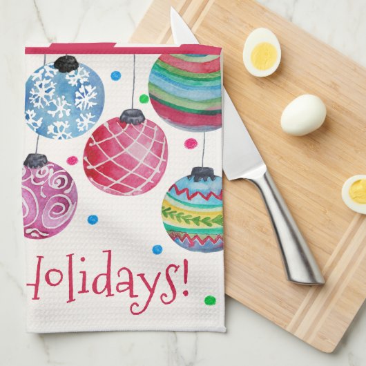 Vakankerfeestdag Ornament Theedoek (Quarter Fold)