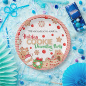 Vakankerkerfeest Koekjesdeeg Papieren Bordje (Feest)