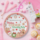 Vakankerkerfeest Koekjesdeeg Papieren Bordje (Feest)