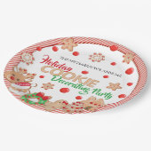 Vakankerkerfeest Koekjesdeeg Papieren Bordje (Gekanteld)