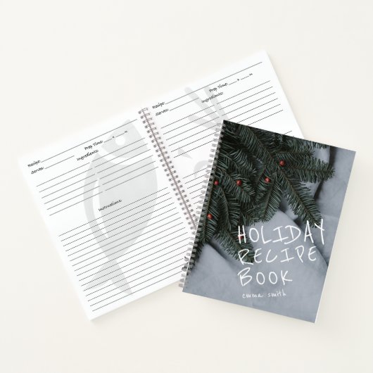 Vakankerrecept voor feestdagen notitieboek (Binnen)