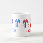 Vakankerst en hanukkah Humor Koffiemok (Center)