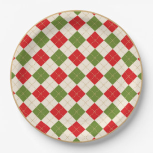 Vakankerst met feestdag, rood en groen Bord