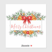 Vakanner voor feestdagen sticker (Vel)