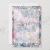 Vakanpartij Sparkly Pink Champagne Bokeh Kaart (Voorkant)