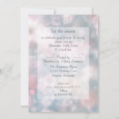 Vakanpartij Sparkly Pink Champagne Bokeh Kaart (Achterkant)