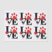 Vakantia Santapaws - Afdrukken met kerstklep Tissuepapier (Voorkant)