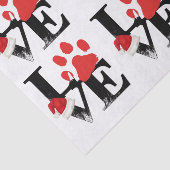 Vakantia Santapaws - Afdrukken met kerstklep Tissuepapier (Detail)