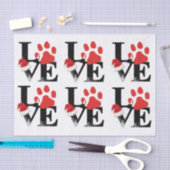 Vakantia Santapaws - Afdrukken met kerstklep Tissuepapier (Craft)