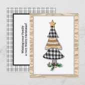 Vakantia voor kerstbomen in het land briefkaart (Voorkant / Achterkant)