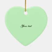 Vakantiblauw Roos Keramisch Ornament (Achterkant)