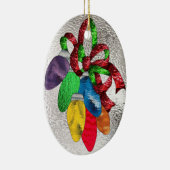 Vakantichtlichten in Glas in lood Keramisch Ornament (Rechts)