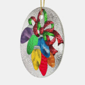 Vakantichtlichten in Glas in lood Keramisch Ornament (Links)